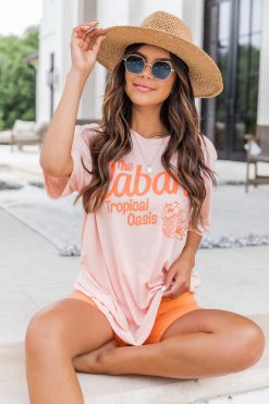 Brand new 🧨 Pink Lily The Cabana Heather Peach Tee 🥰 -Tees Shop 1K0A1504 f5da4e0e 7e40 4039 9aab 3e3c6f425692 650x