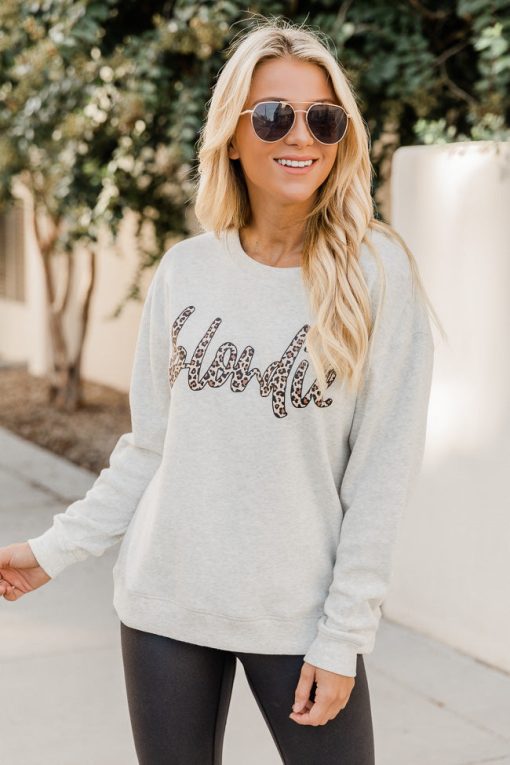 Discount 🔥 Pink Lily Blondie Animal Print Heather Sand Graphic Sweatshirt 🛒 -Tees Shop 1K0A2582 64e83072 40e9 4dfe b0b2