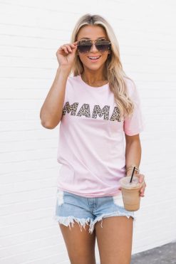 Budget ⭐ Pink Lily Mama Animal Print Tee Pink ✨ -Tees Shop 1K0A4718 bc9e4642 b9c5 465c 8148 f70dd40f2484 650x