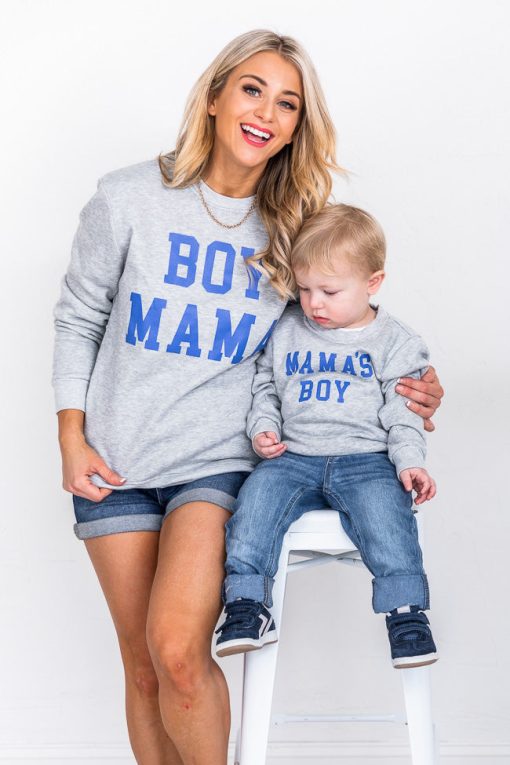 Brand new 🎉 Pink Lily Mama's Boy Super Soft Fleece Grey Graphic Sweatshirt ⭐ -Tees Shop 1K0A4993 33f50ae1 2938 4d84 8dec