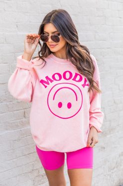 Cheap 💯 Pink Lily Moody Smiley Pink Corded Graphic Sweatshirt 🔥 -Tees Shop 1K0A5292 2f7c8219 8c01 4e21 b47f 676c3864378d 650x