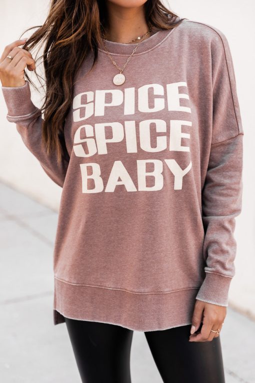 Wholesale 🌟 Pink Lily Spice Spice Baby Rust Graphic Sweatshirt 😀 -Tees Shop 1K0A8713 bdde81cd 2246 40cd b0e0