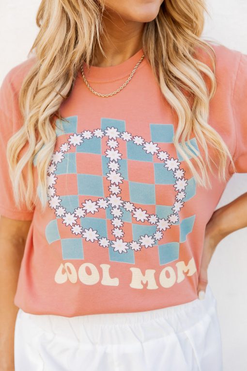 Promo 🧨 Pink Lily Cool Mom Daisy Graphic Terracotta Tee 😉 -Tees Shop 219A2576 f5e87ce3 e0f2 4820 bbac