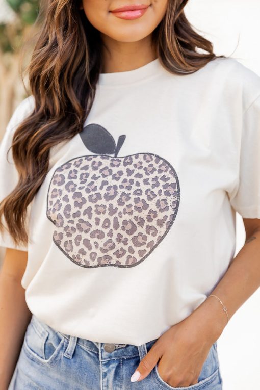 Discount 😉 Pink Lily Leopard Apple Ivory Graphic Tee ❤️ -Tees Shop 219A2714 b523ec8c 00b4 43a0 b3c1