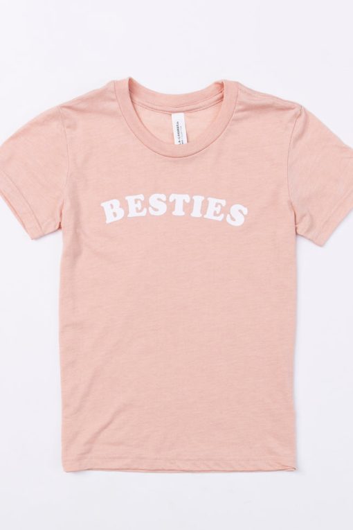 Flash Sale 💯 Pink Lily Besties Graphic Baby Tee Peach ⭐ -Tees Shop 4W3A2719 393ca73b 21d4 47f7 ae49