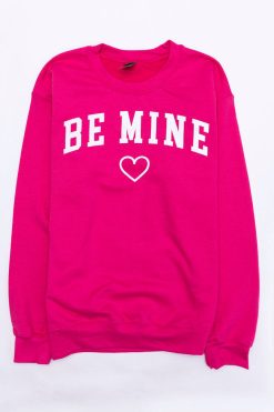 Hot Sale 👍 Pink Lily Be Mine Hot Pink Graphic Sweatshirt 💯 -Tees Shop 4W3A3039 343104a6 5aff 4c46 8f1a 07072b263e33 650x