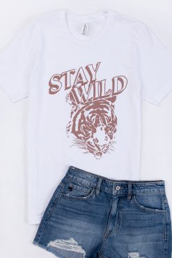 Buy 🔥 Pink Lily Stay Wild Tiger White Graphic Tee 😀 -Tees Shop 4W3A9536 9957558e 8b5e 4bb5 808e 6658ec60eaf2 650x