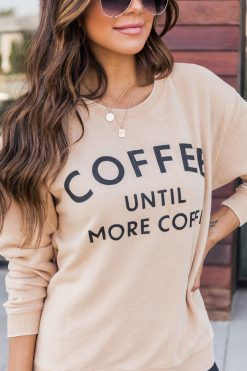 Coupon ✔️ Pink Lily Coffee Until More Coffee Gold Graphic Sweatshirt 😉 -Tees Shop 4W3A9660 a282d67b f403 4721 b51e cd72e25f03d3 650x