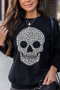 Deals 🥰 Pink Lily Animal Print Skull Black Graphic Sweatshirt 😍 -Tees Shop 4W3A9695 78ab07b1 38a1 4c27 9ec4 8efac766e7e6 650x