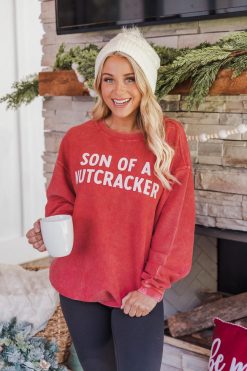 Coupon 🛒 Pink Lily Son Of A Nutcracker Red Corded Graphic Sweatshirt 😍 -Tees Shop NEWSonOfANutcrackerRedCordedGraphicSweatshirt 174406 chasingrealityblack 164294 goodnightdreamsblack 1 650x