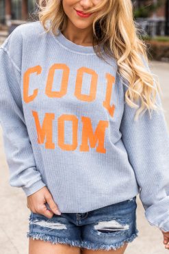 Deals ❤️ Pink Lily Cool Mom Faded Denim Corded Graphic Sweatshirt 🧨 -Tees Shop O173778 coolmomfadeddenim 171784 backroadsongsdark 180000 dahlia 17 650x