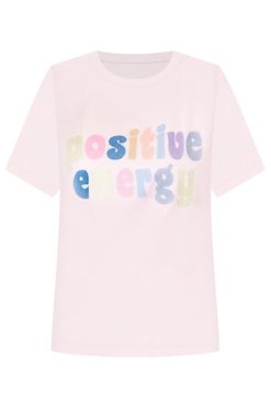 Hot Sale ❤️ Pink Lily Positive Energy Pink Graphic Tee 🥰 -Tees Shop PositiveEnergyPinkGraphicTee 650x