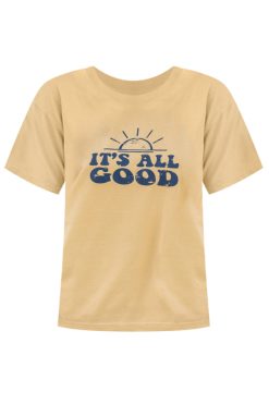 Flash Sale 👏 Pink Lily It's All Good Mustard Graphic Tee ❤️ -Tees Shop its all good mustard graphic tee 650x