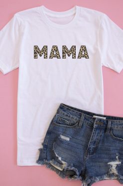 Cheap 🔥 Pink Lily Mama Animal Print Tee White 🥰 -Tees Shop mama white tee 69728.1587064845.1280.1280 82248 650x