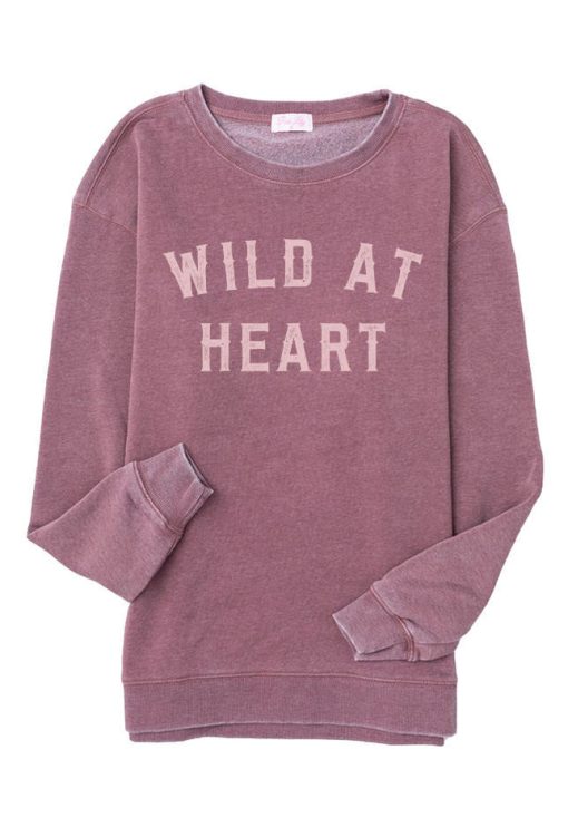 Buy ❤️ Pink Lily Wild At Heart Shady Mauve Graphic Sweatshirt 👍 -Tees Shop unnamed 8fcc9e57 fcca 41c2 b82b