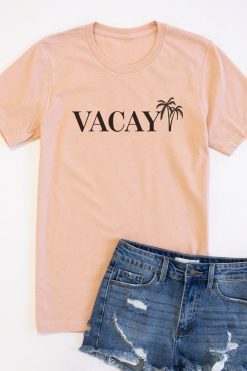 Discount 🧨 Pink Lily Vacay Palm Trees Graphic Heather Peach Tee 😉 -Tees Shop vacay palm 13729 07a24cbd 4102 4cd5 a2a1 e8fcfec33e63 650x